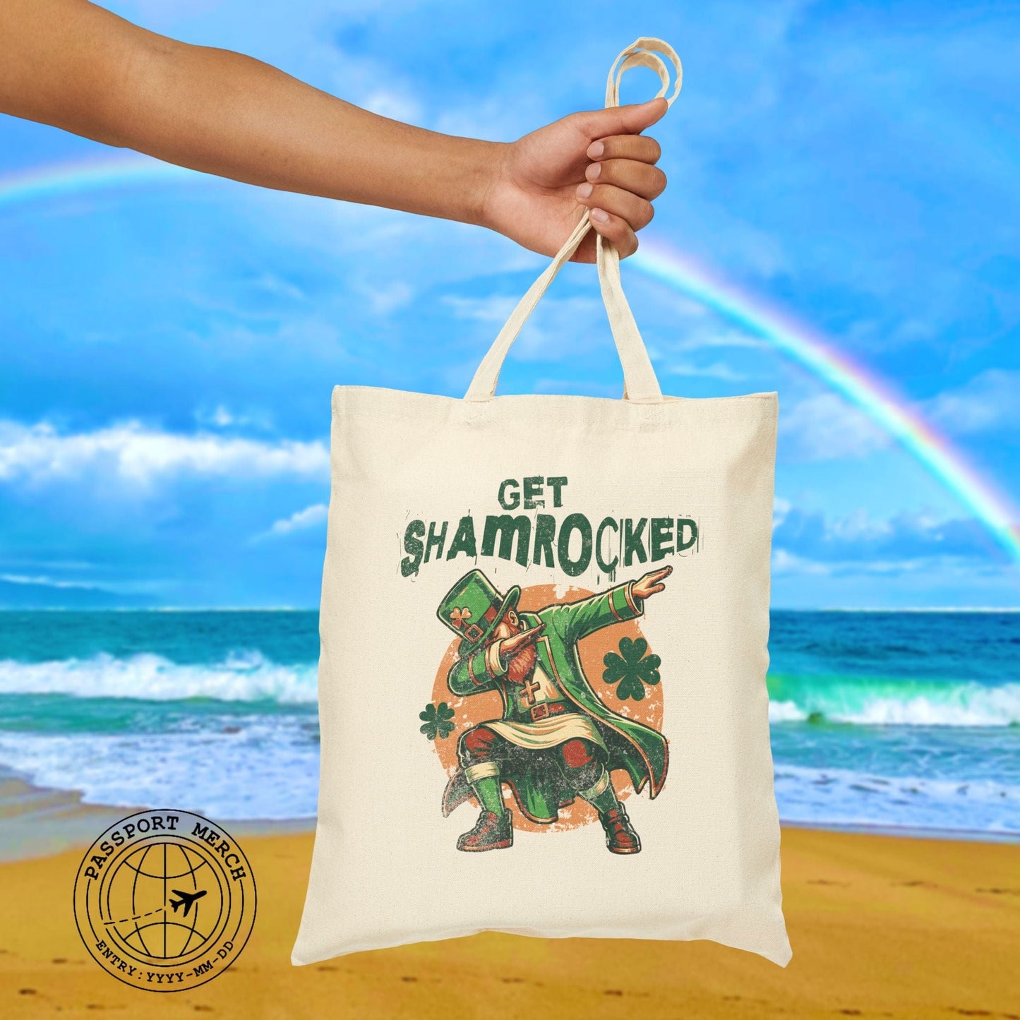 Get Shamrocked, Ireland Tote Bag