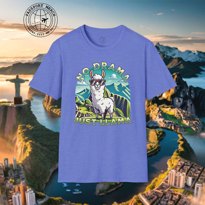 No Drama Just Llama Machu Picchu Peru T-Shirt