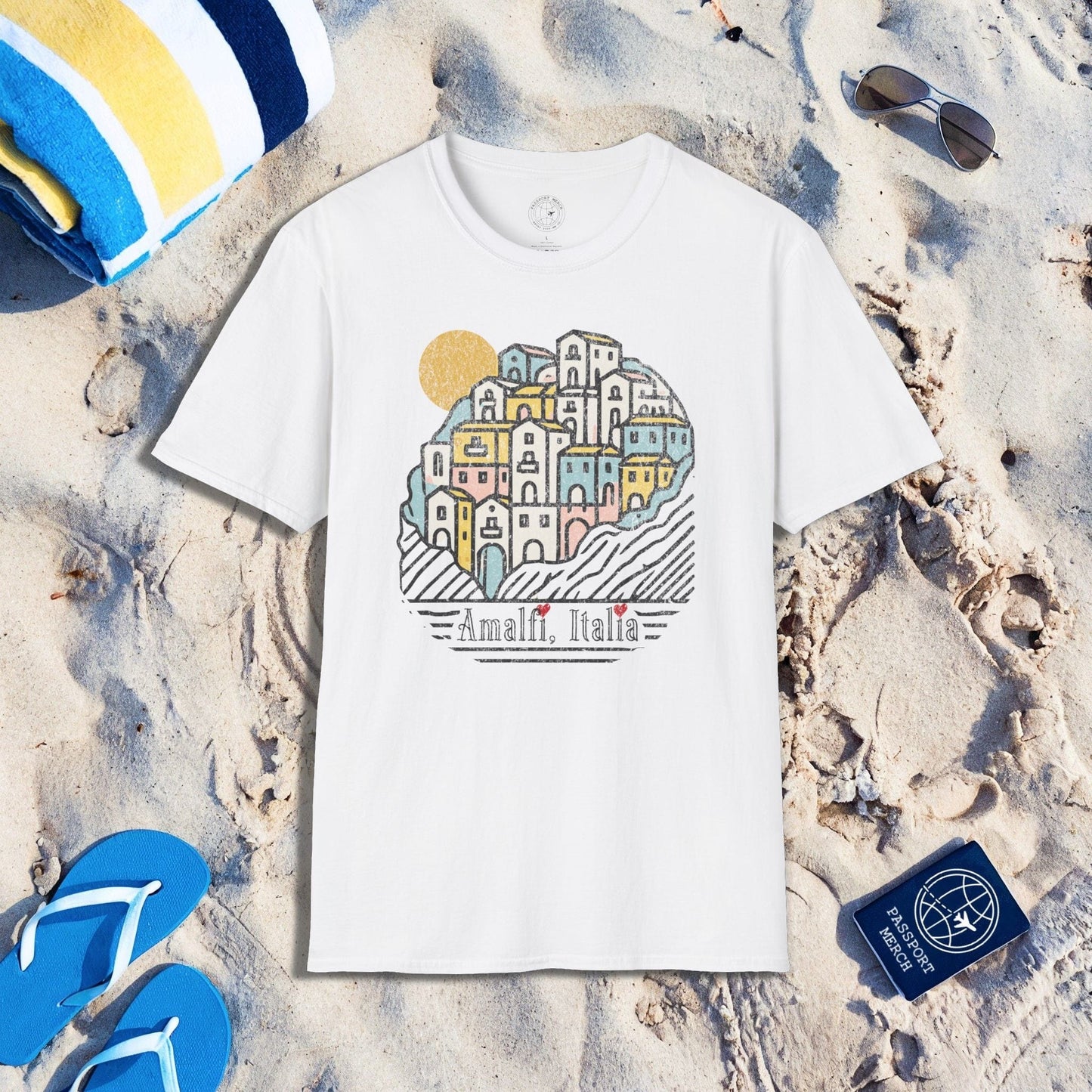 Hearts for Amalfi, Italy T-Shirt