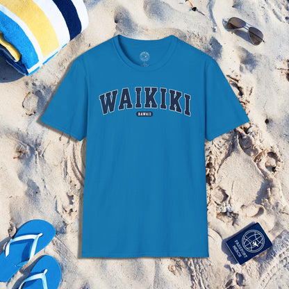 Classic Athletic, Waikiki Hawaii T-Shirt