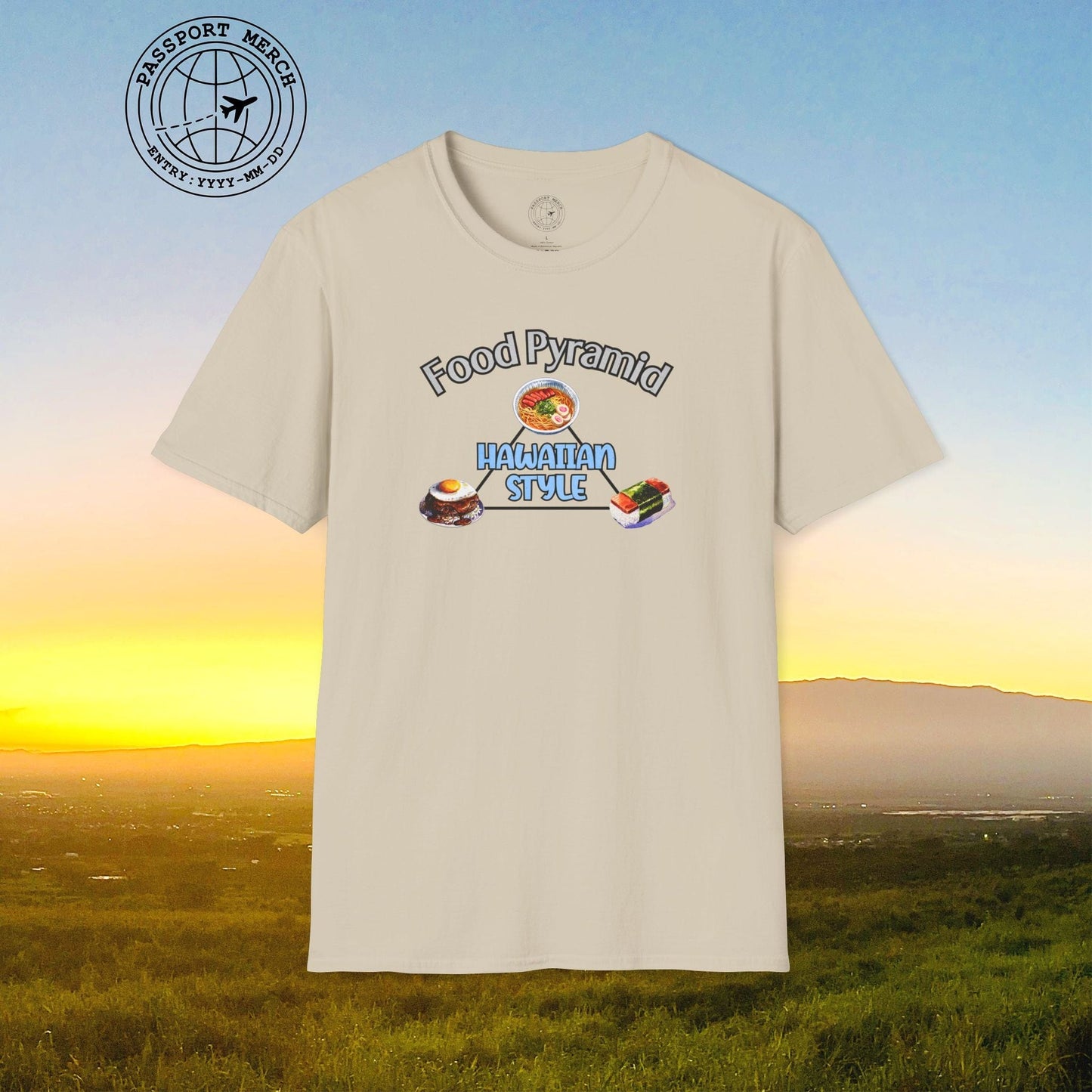 Food Pyramid Hawaiian Style T-Shirt