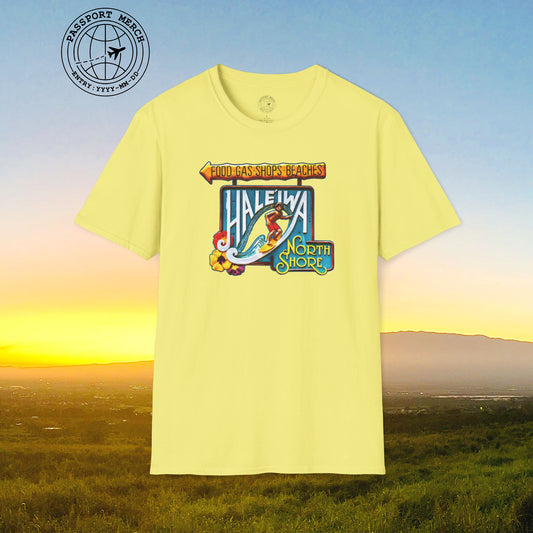Signs of Wanderlust, Hale'iwa (North) Oahu, Hawaii T-Shirt