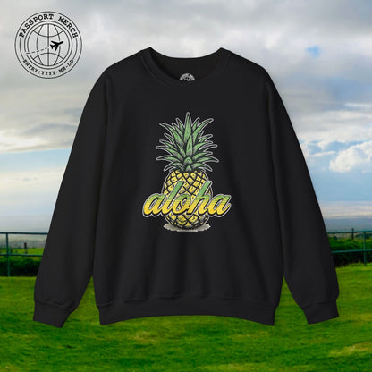 Maui Pineapple Aloha Hawaii Crewneck