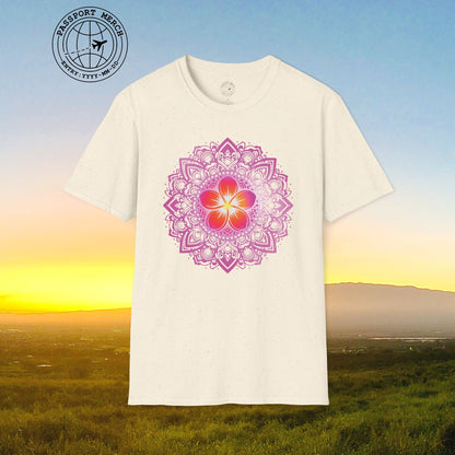 Hawaiian Plumeria Mandala T-Shirt