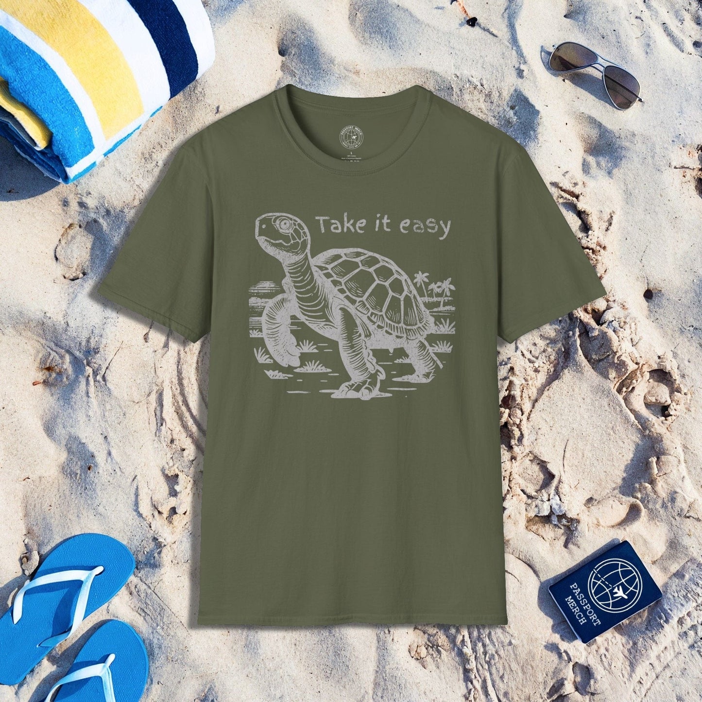 Take it easy Turtle, Hawaii T-Shirt