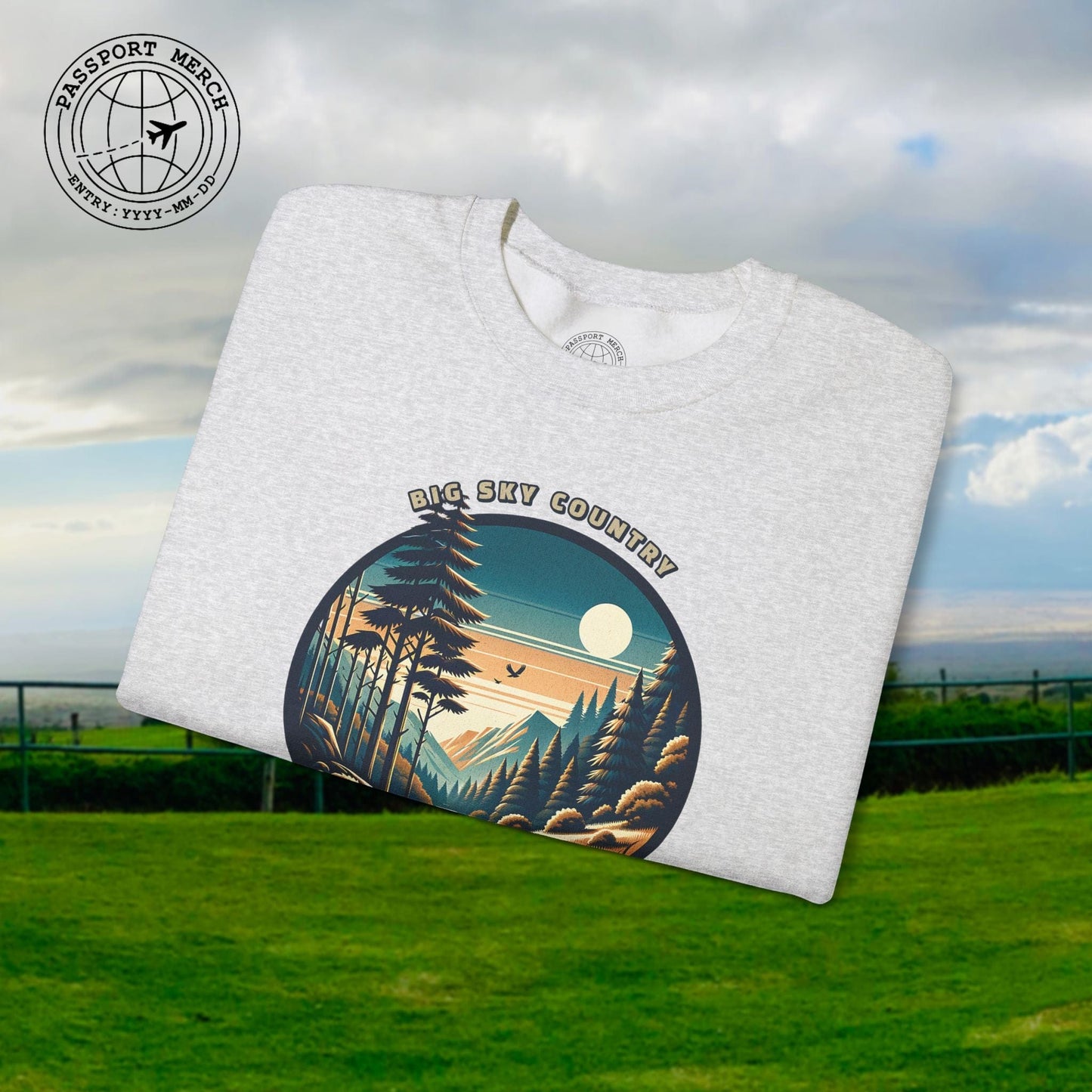 Big Sky Country Montana Crewneck