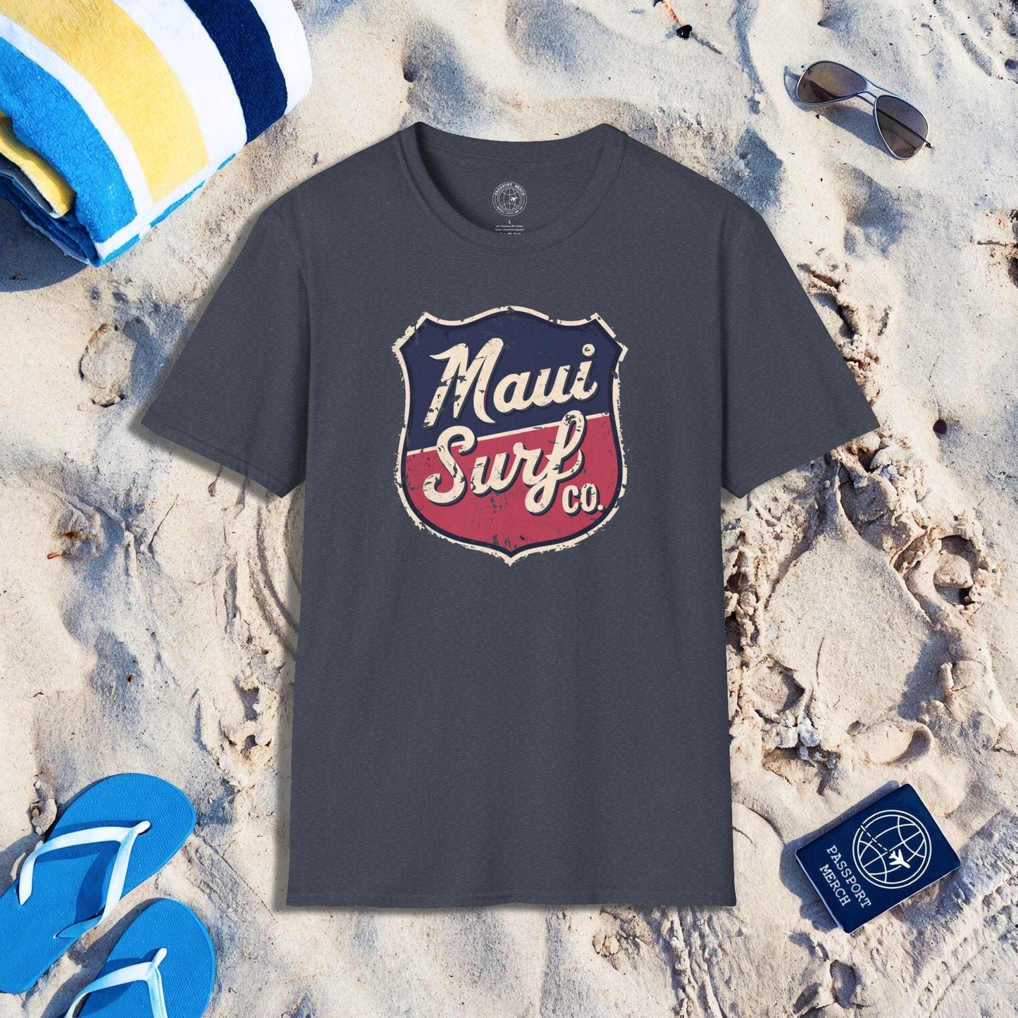 Vintage Maui Surf Co. Shield Hawaii T-Shirt