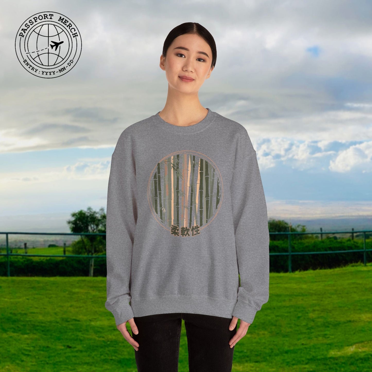 Japanese Jūnansei (Flexibility) Bamboo Crewneck