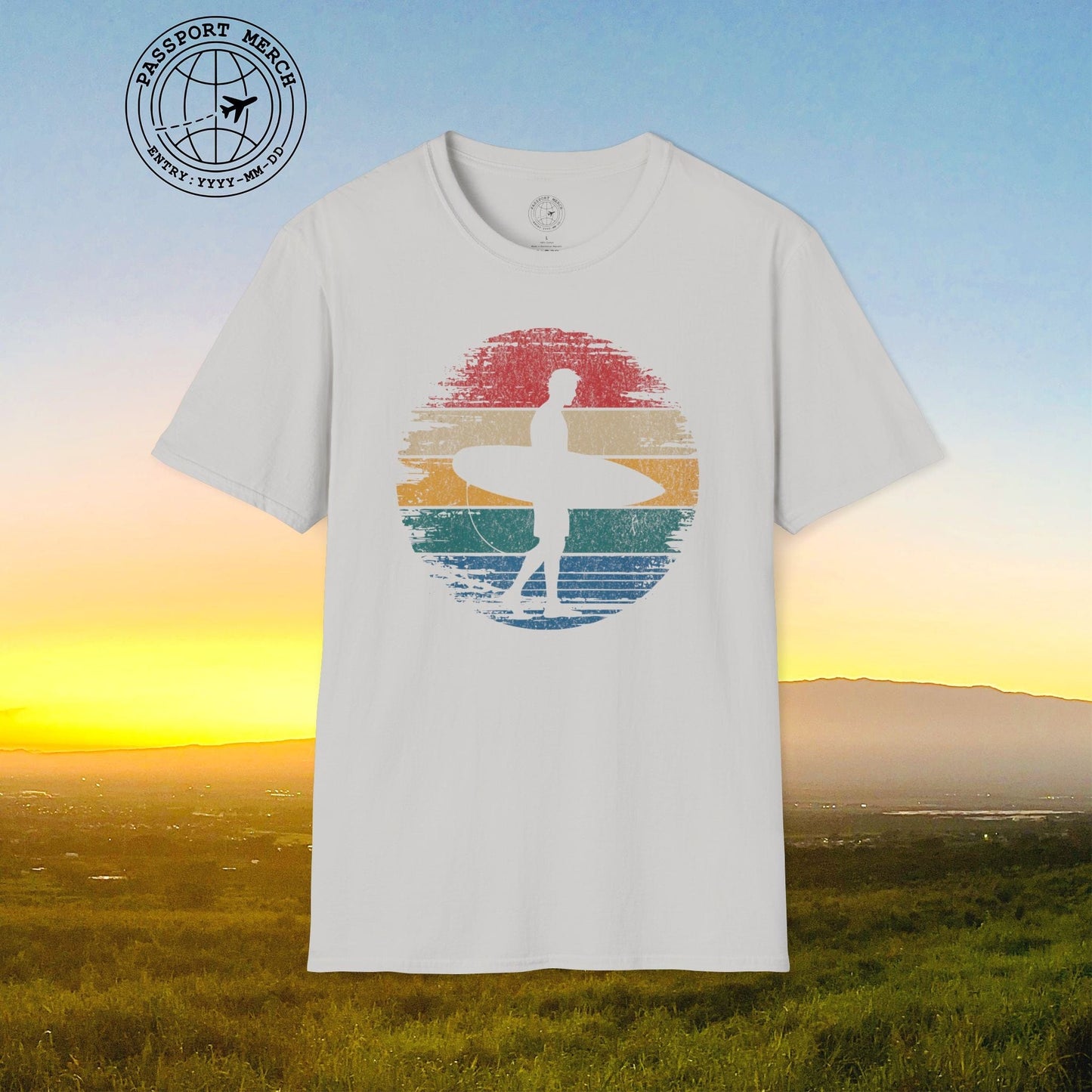 Retro Sun Surfer Dude T-Shirt