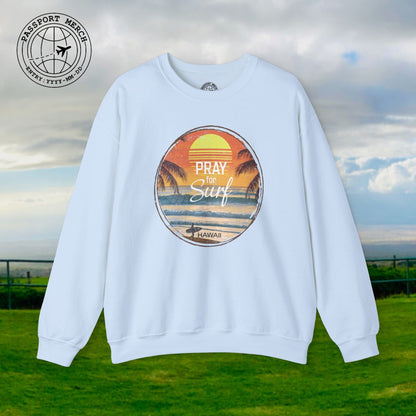 Pray for Surf Hawaii, Crewneck