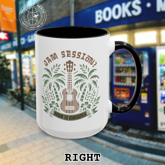 Down To Kanikapila, Hawaii 15oz Mug