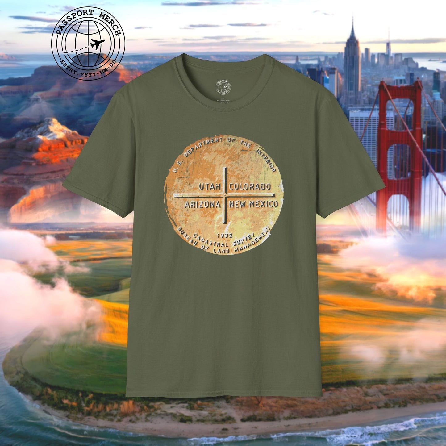 Four Corners - Utah, Colorado, Arizona, New Mexico T-Shirt