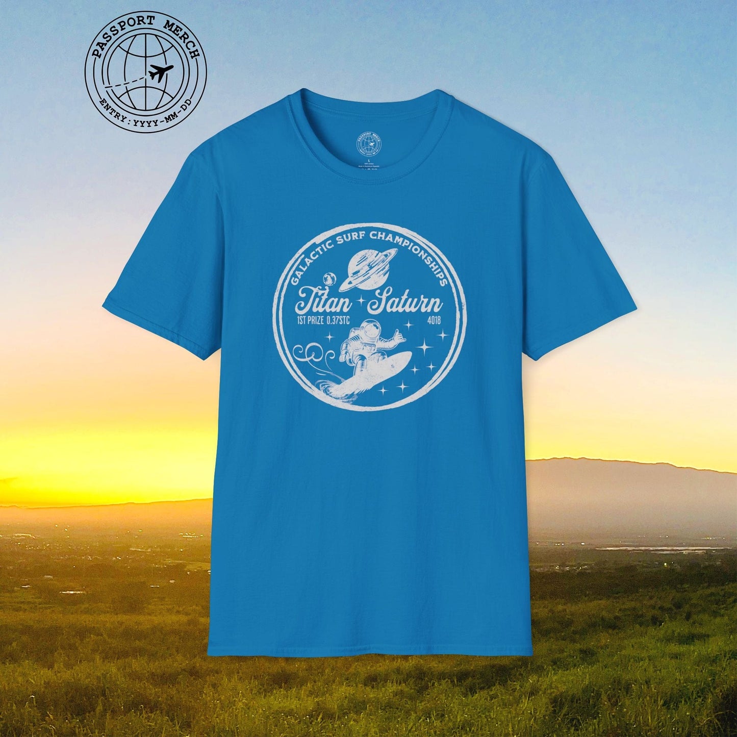 Surfing Astronaut, Hawaii T-Shirt