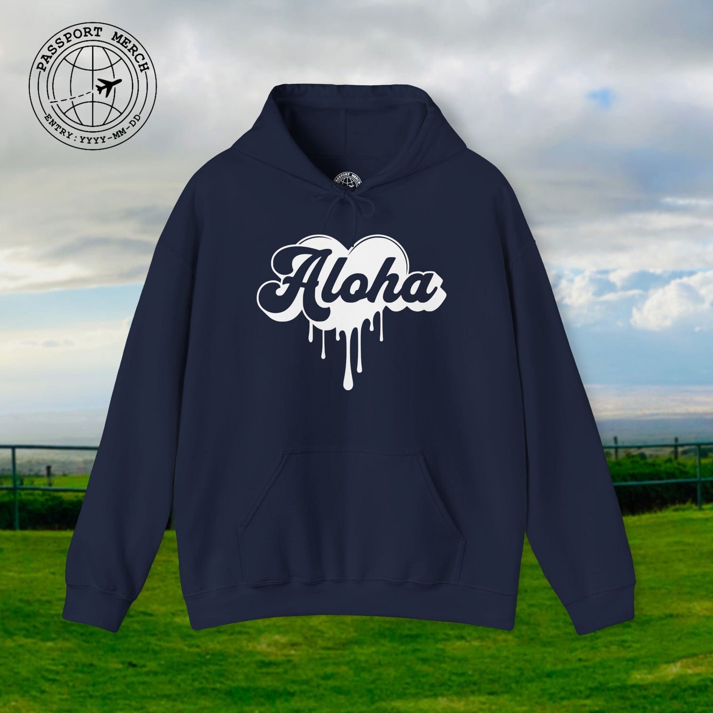 Aloha Melting Heart, Hawaii Hoodie