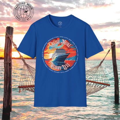 Cruise More Worry Less Caribbean T-Shirt