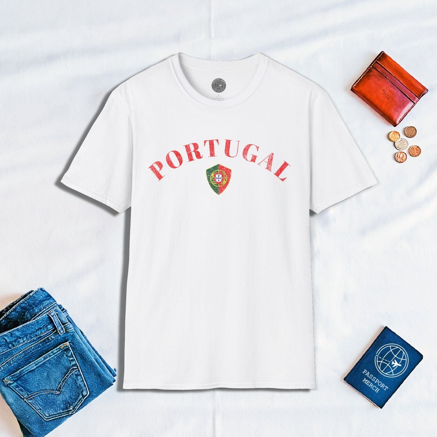 Portugal Coat of Arms Flag Shield T-Shirt