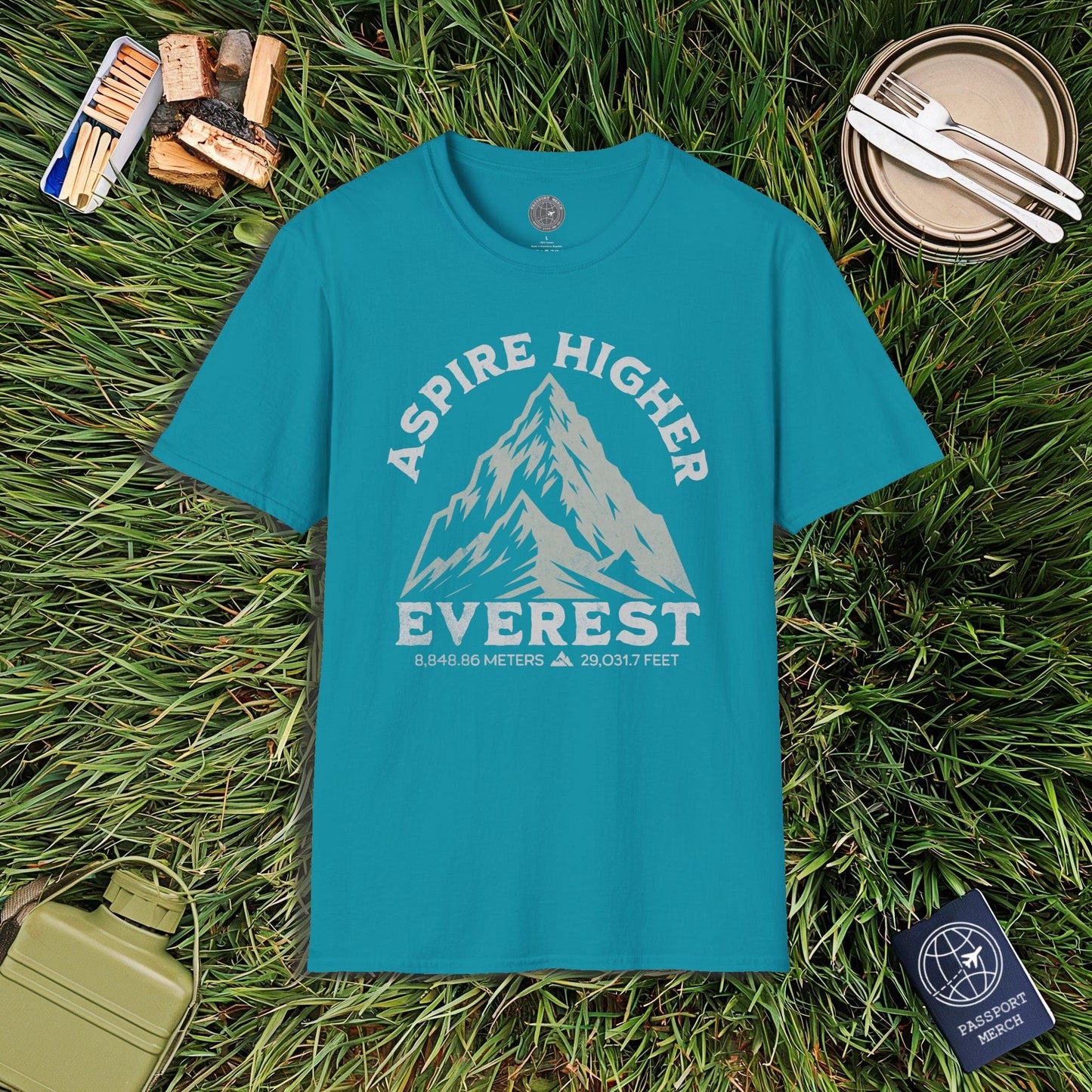 Aspire Higher, Everest Nepal-Tibet T-Shirt