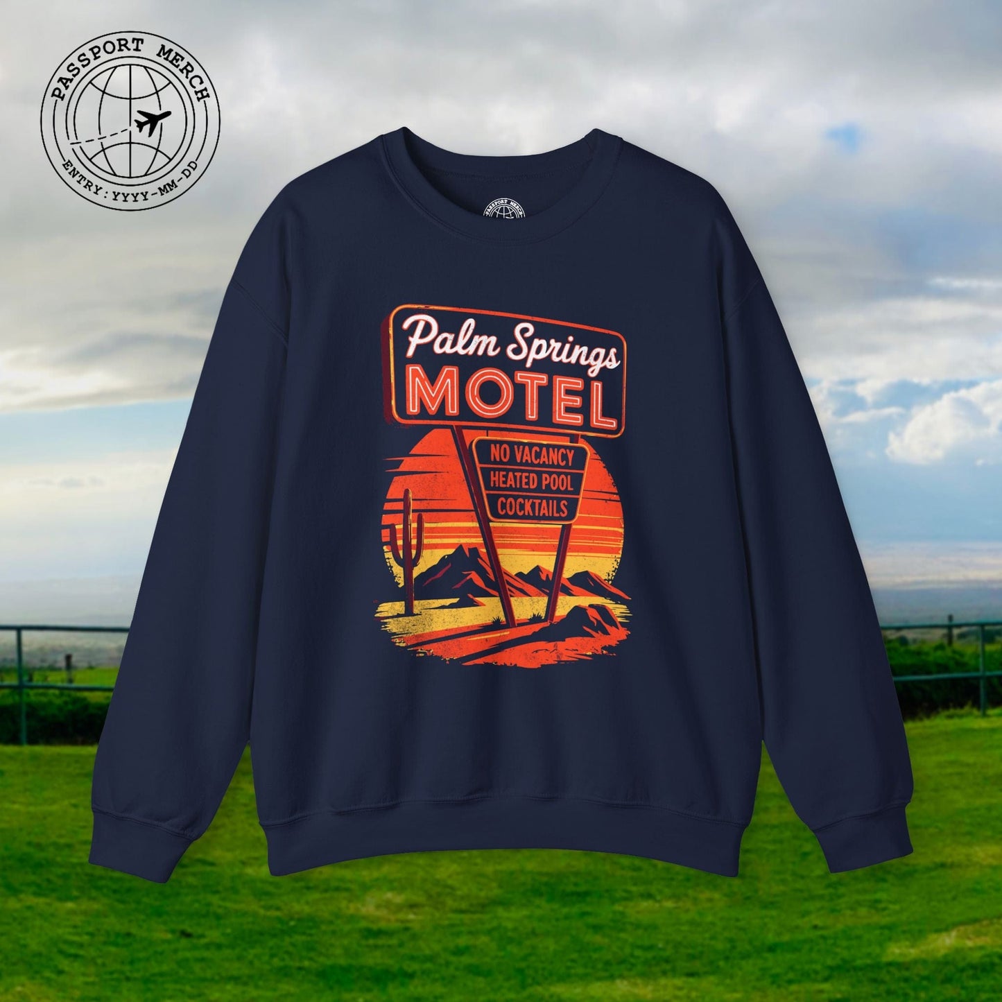 No Vacancy, Palm Springs, California Crewneck