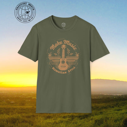 Make Music Hawaiian Style T-Shirt