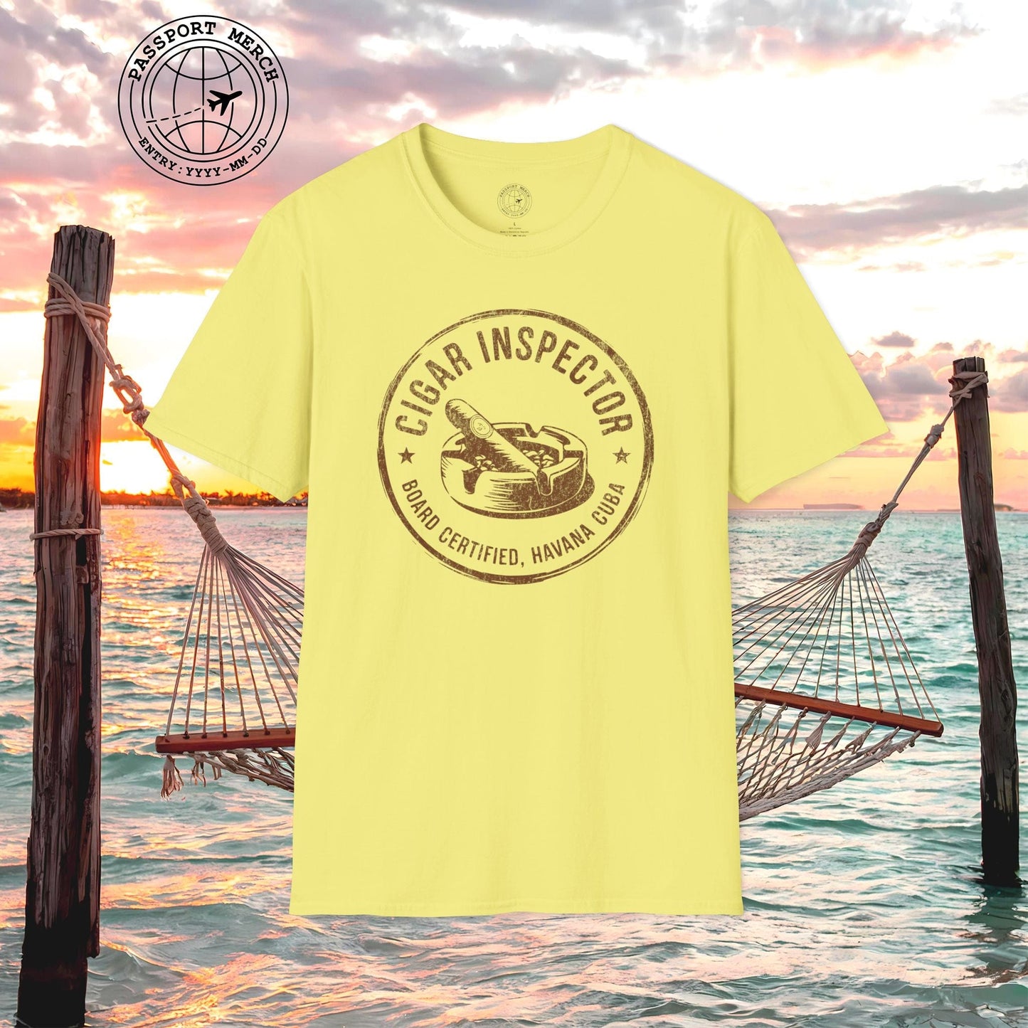 Board Certified Cigar Inspector, Havana, Cuba T-Shirt