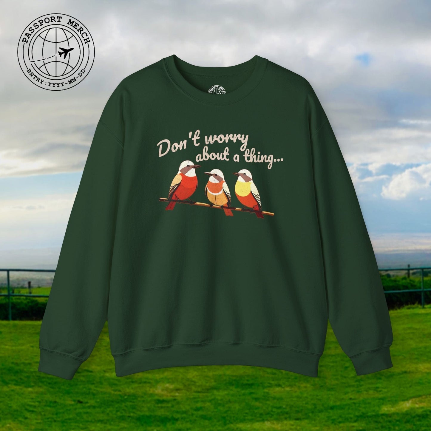 Three Little Birds, Jamaica Crewneck