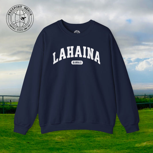 Classic Athletic, Lahaina, Hawaii (Fan Service) Crewneck