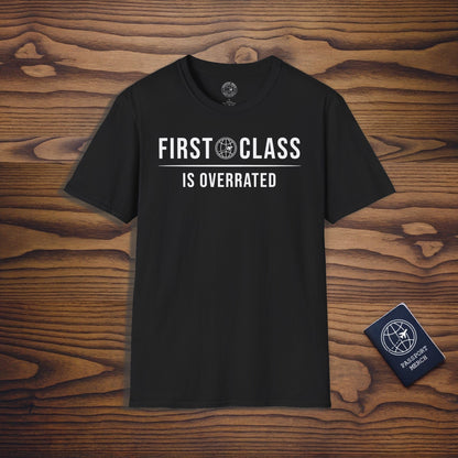 First Class is Overrated Brand Icon T-Shirt