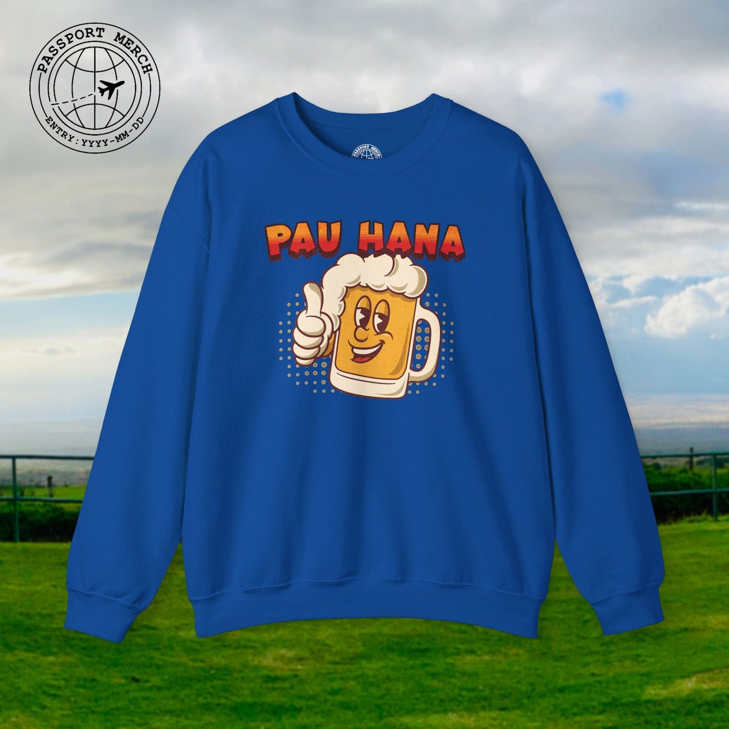 Pau Hana Beer, Hawaii Crewneck
