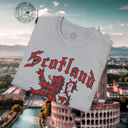 Tartan Lion Rampant, Scotland, UK T-Shirt