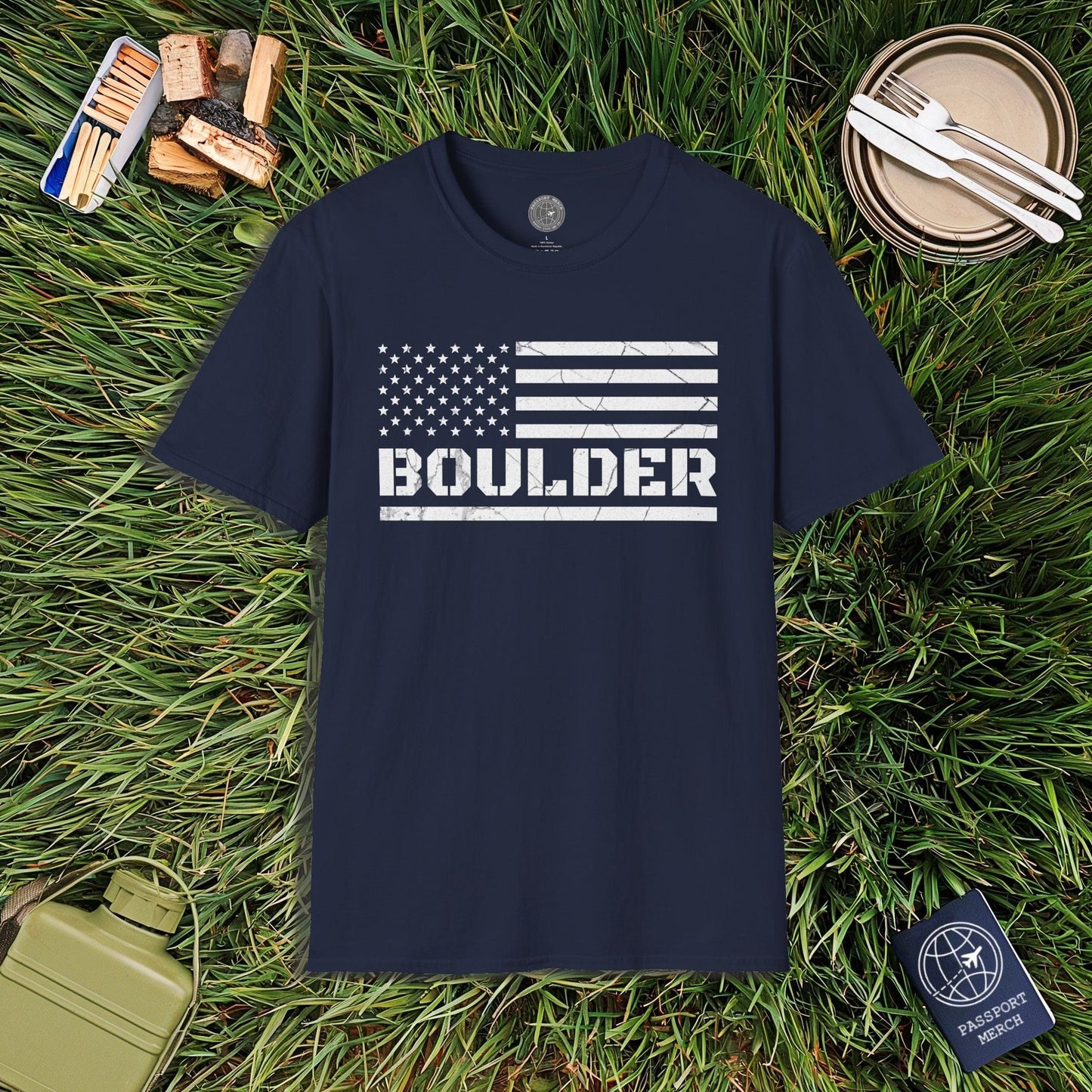 Boulder Stars & Stripes, Colorado T-Shirt