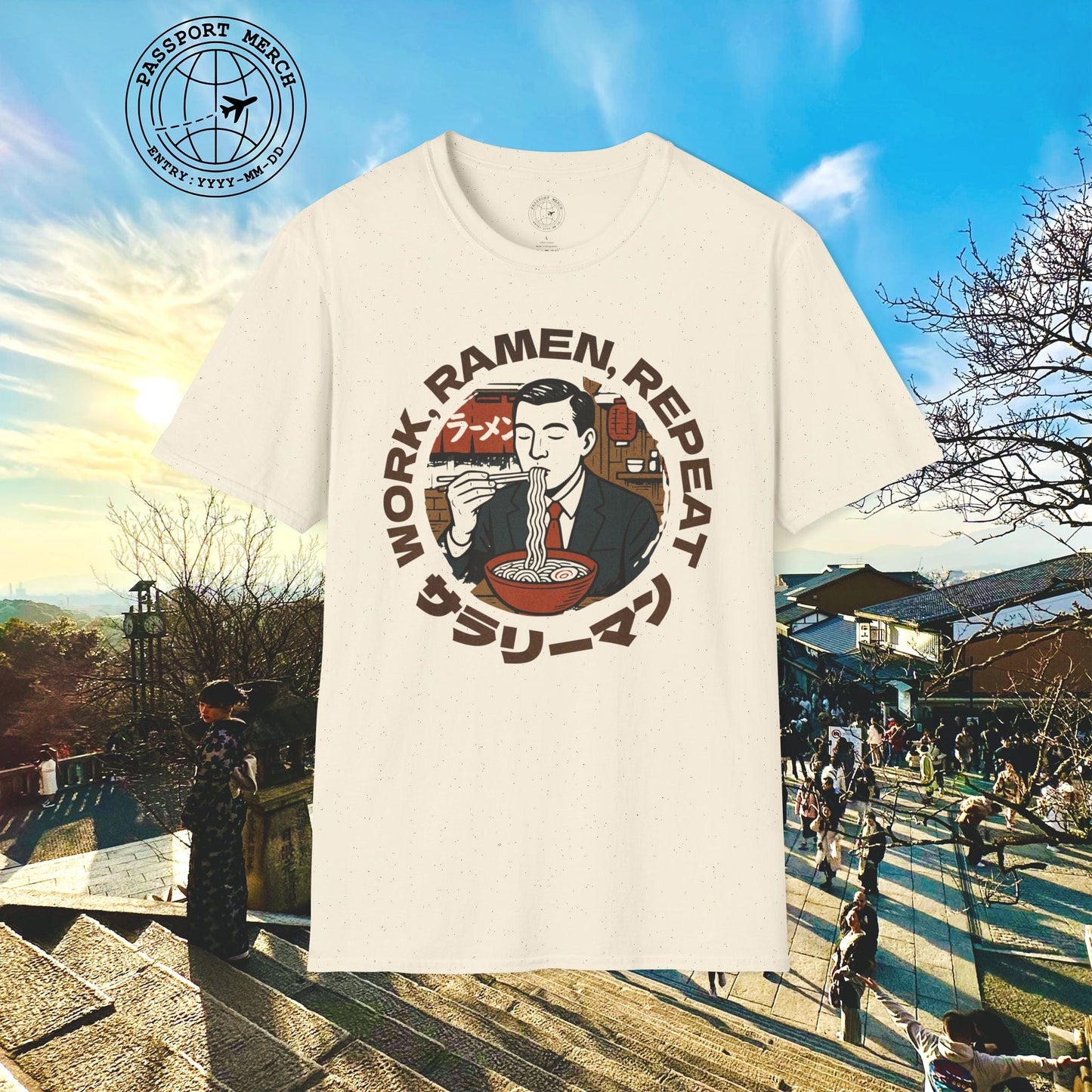 Salaryman - Work, Ramen, Repeat, Japan T-Shirt