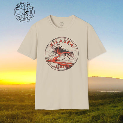 Vintage Kilauea Eruption, Hawaii T-Shirt