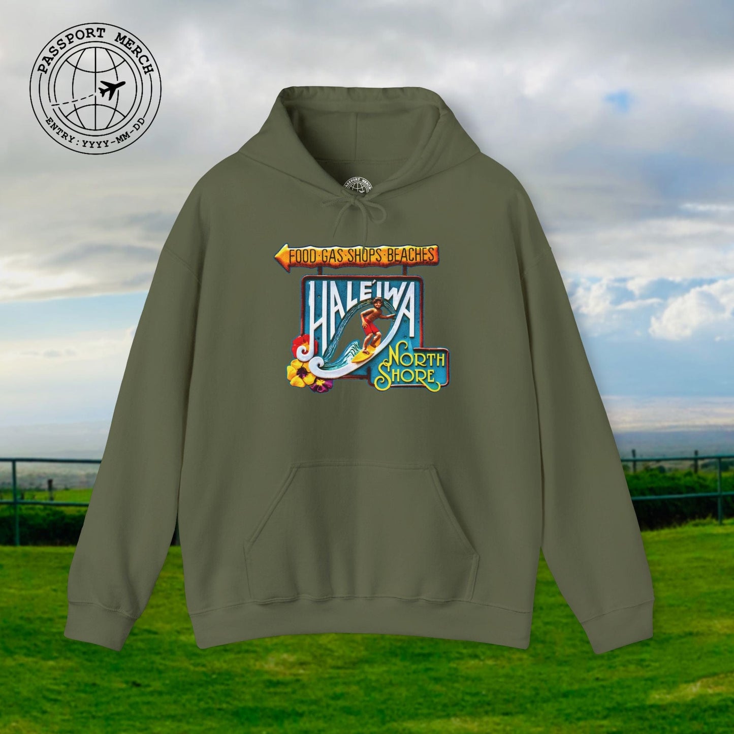 Signs of Wanderlust, Hale'iwa (North) Oahu, Hawaii Hoodie