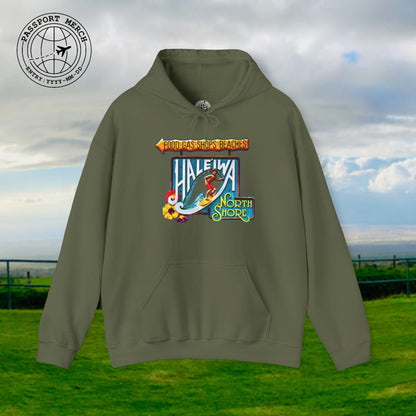 Signs of Wanderlust, Hale'iwa (North) Oahu, Hawaii Hoodie
