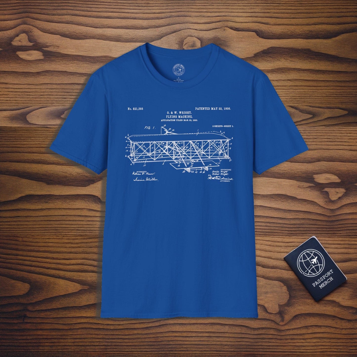 Flying Machine, Patent No. 821,393 T-Shirt