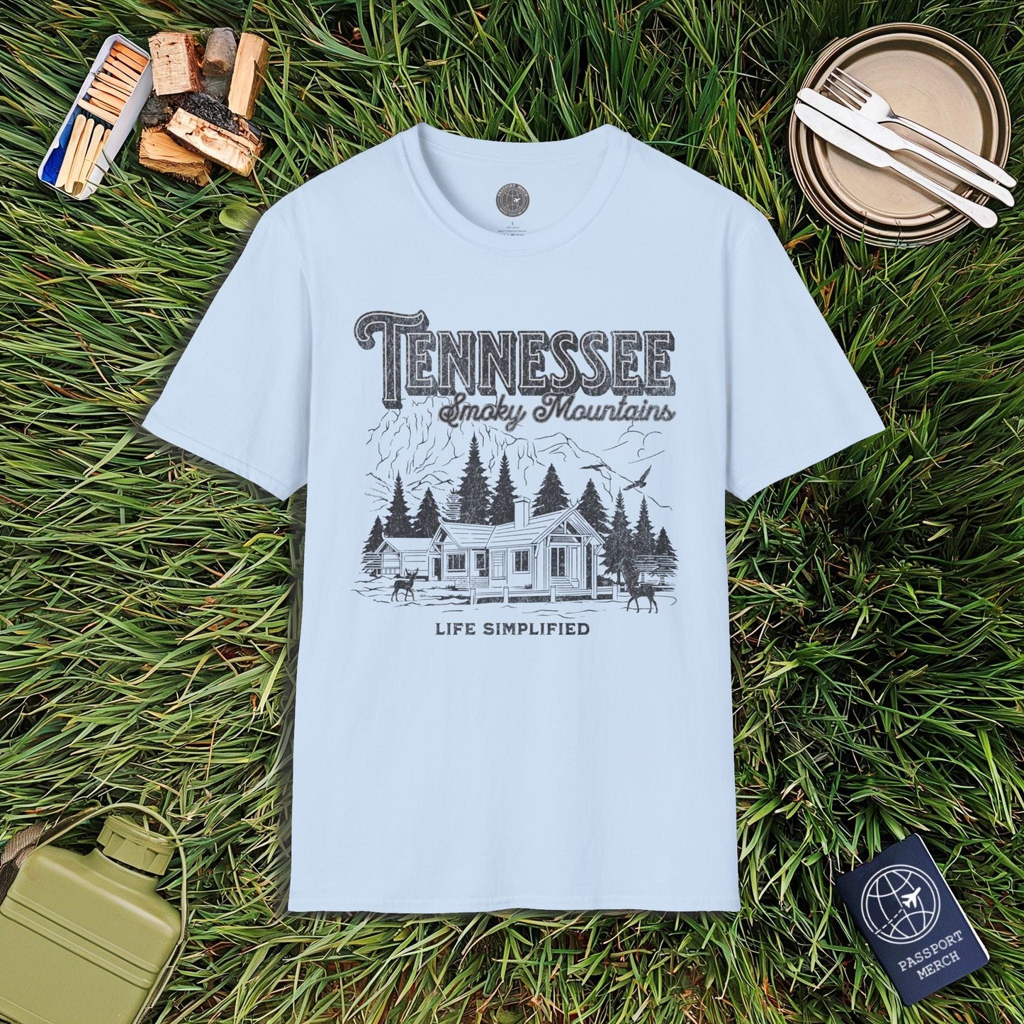 Life Simplified, Smoky Mountains Tennessee T-Shirt