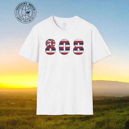 Woodworked 808 Flag, Hawaii T-Shirt