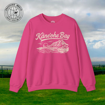 Kaneohe Bay Vintage Monochrome, Hawaii Crewneck