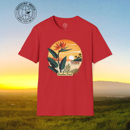 Retro (Bird of) Paradise Found, Hawaii T-Shirt