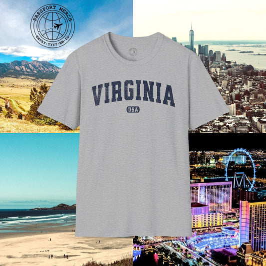 Classic Athletic, Virginia (50 States Edition) T-Shirt