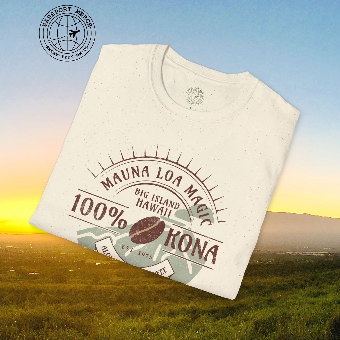 Mauna Loa Magic Kona Coffee Hawaii T-Shirt