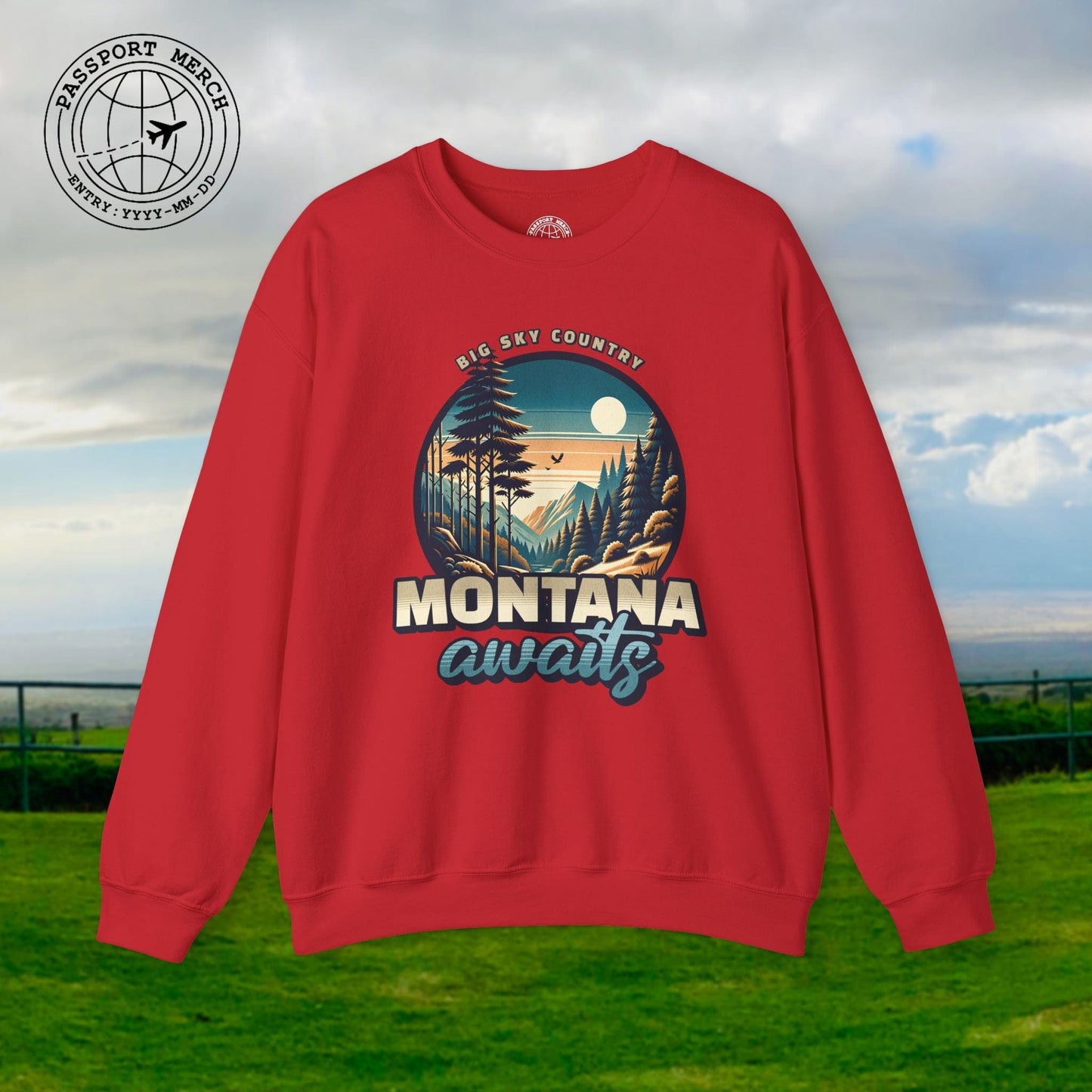 Big Sky Country Montana Crewneck