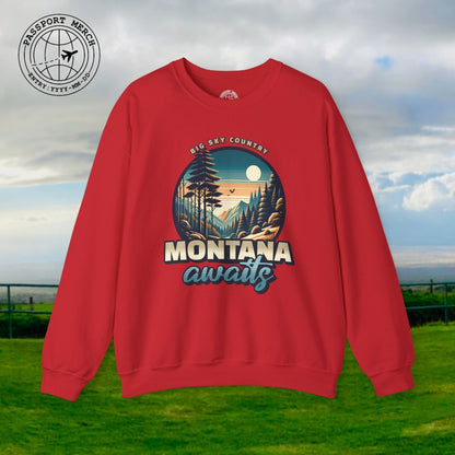Big Sky Country Montana Crewneck