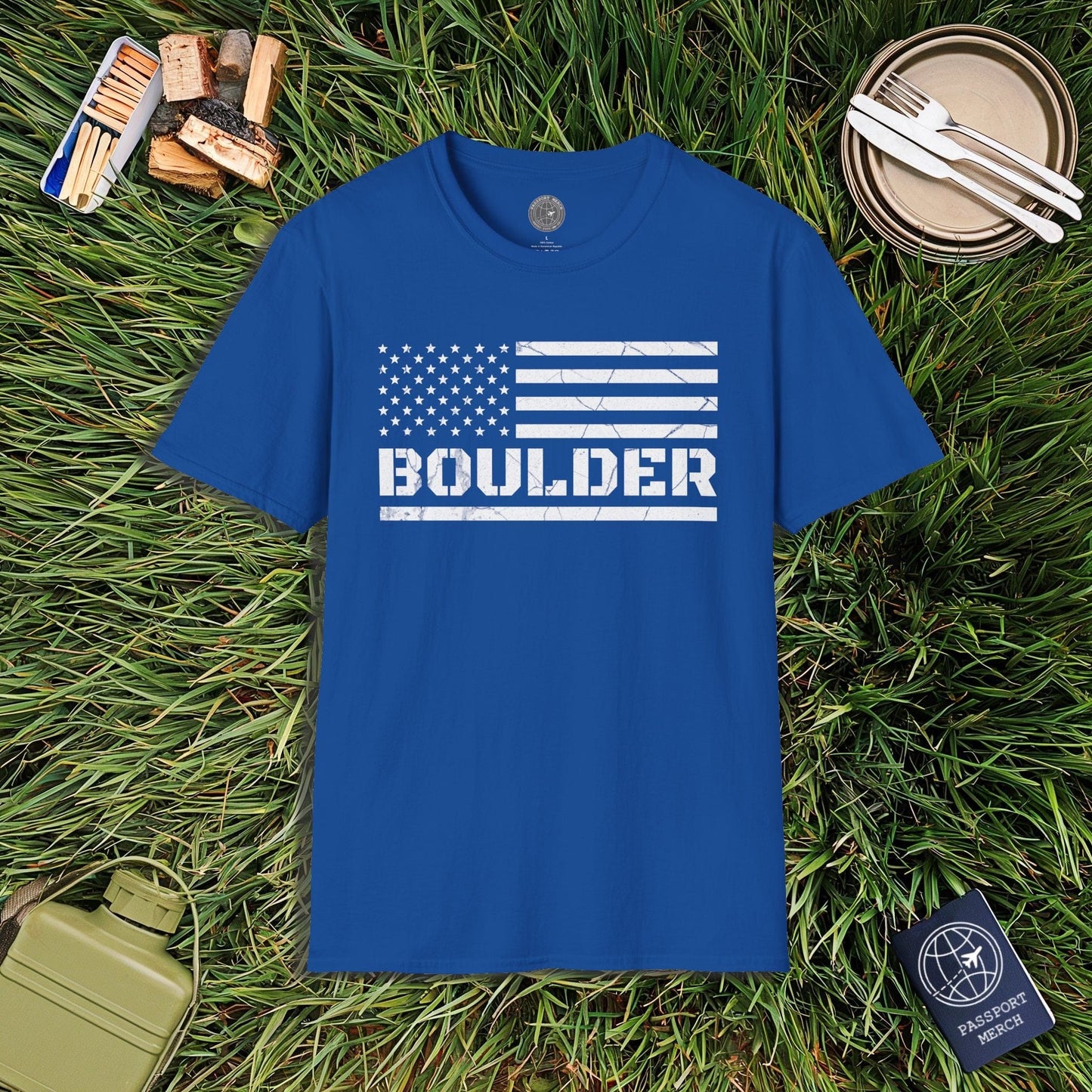 Boulder Stars & Stripes, Colorado T-Shirt