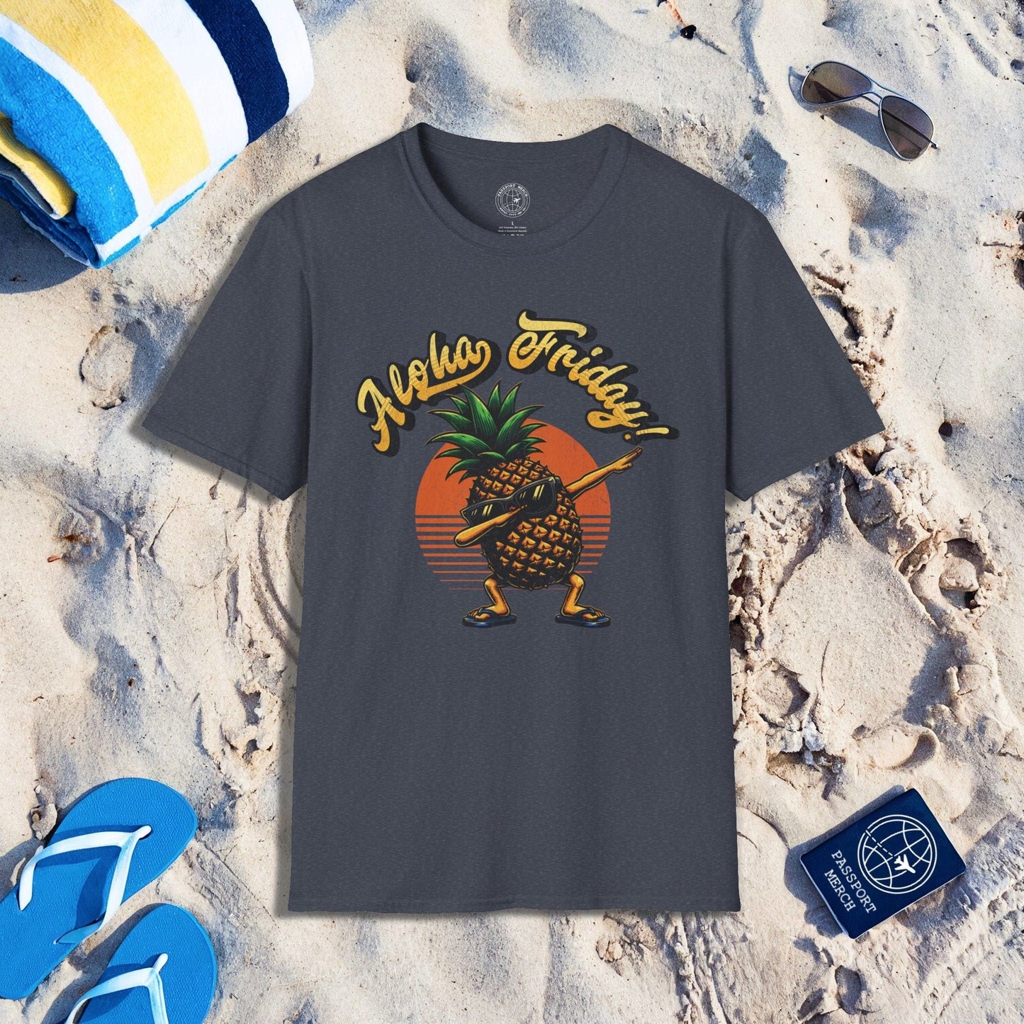 Aloha Friday Dabbing Pineapple Hawaii T-Shirt