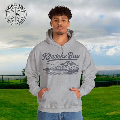Kaneohe Bay Vintage Monochrome, Hawaii Hoodie