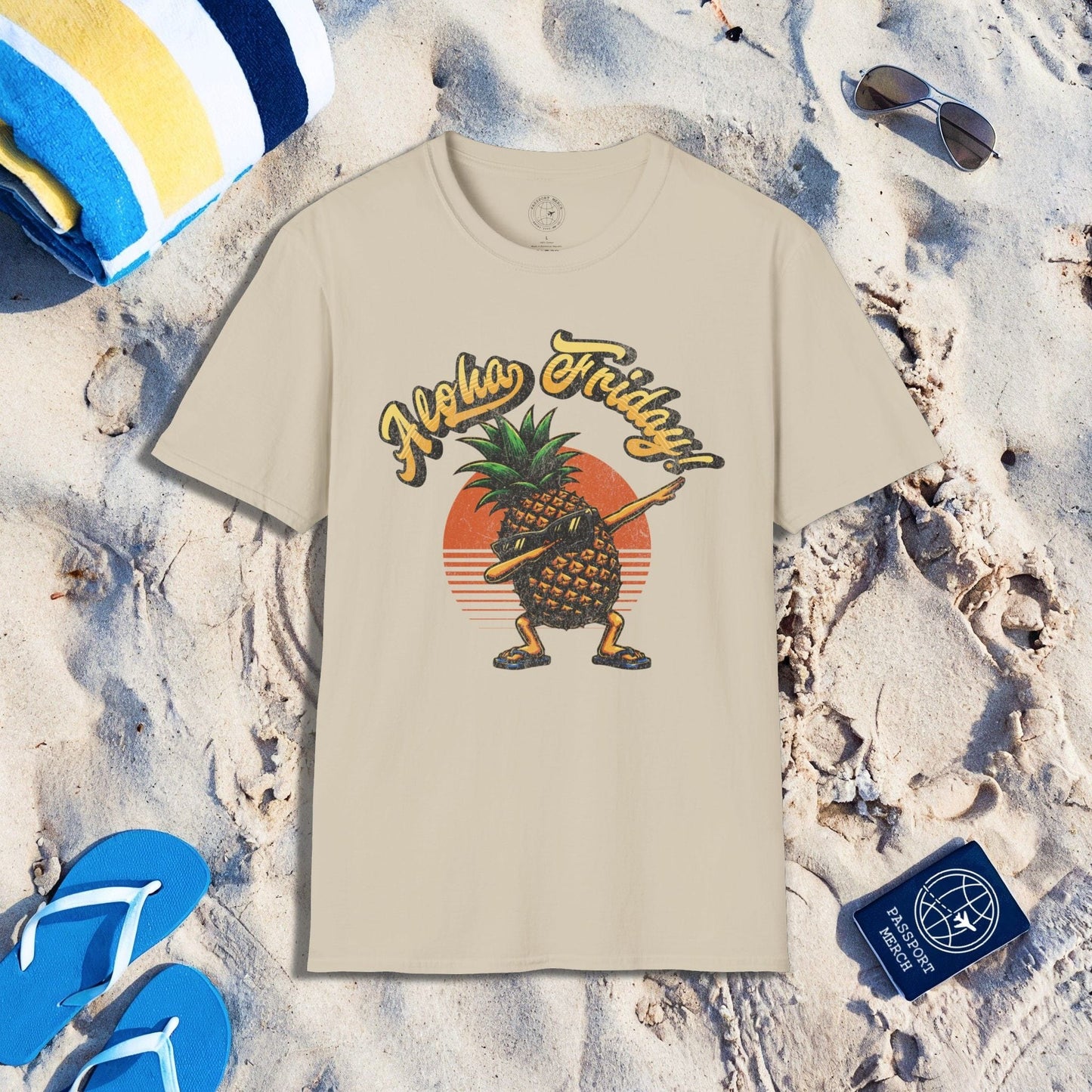 Aloha Friday Dabbing Pineapple Hawaii T-Shirt