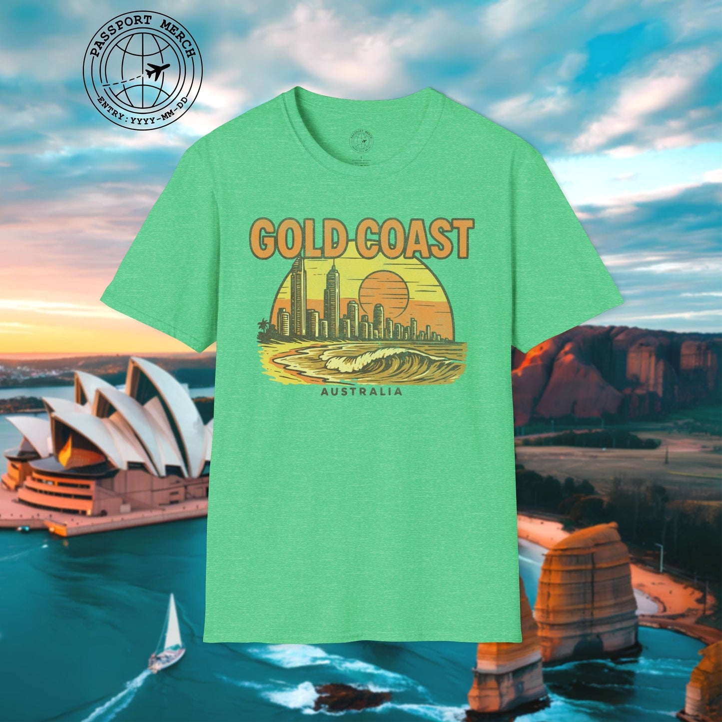 Gold Coast, Australia - 80's Vintage T-Shirt
