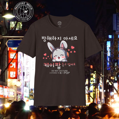 Do Not Disturb, Listening to K-Pop Korea T-Shirt