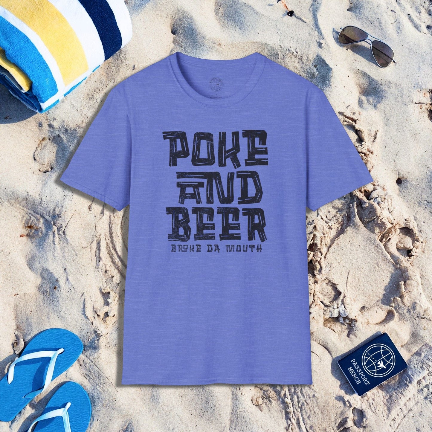 Poke and Beer, Hawaii T-Shirt